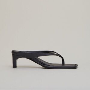St. Agni Blocked Heel Thong Flip Flop Sandal